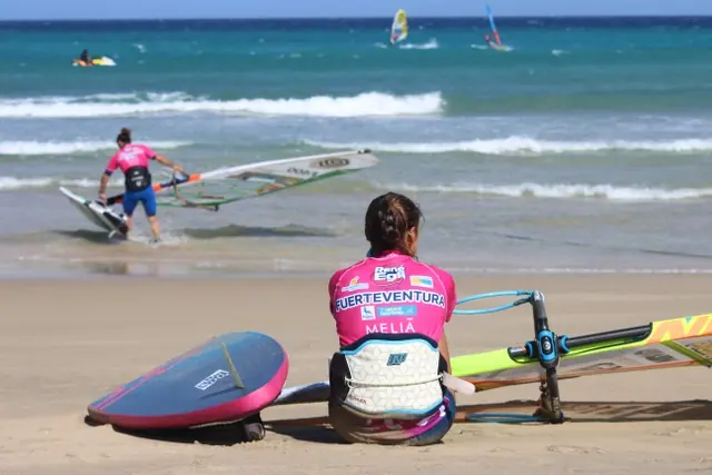 Surfing on the Canary Islands